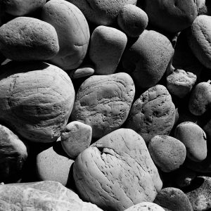 Des galets bien rangés